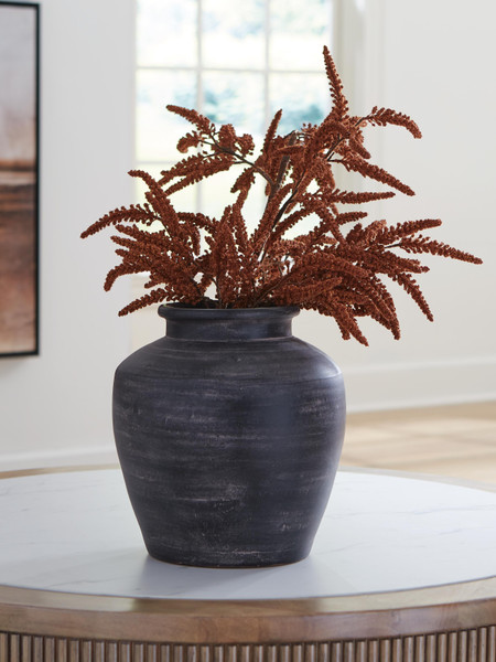 Ashley Meadie Distressed Black Vase A2000791