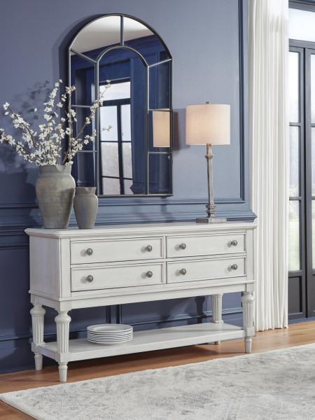Benchcraft Montelaine Antique White Dining Server