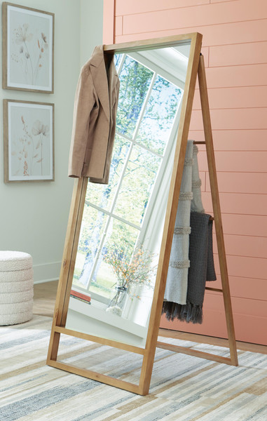 Ashley Devford Brown Floor Mirror