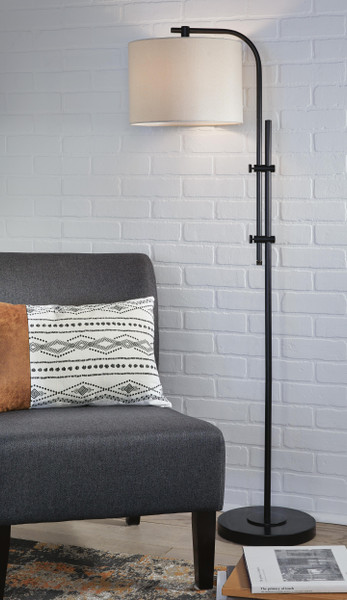 Ashley Baronvale Black Floor Lamp