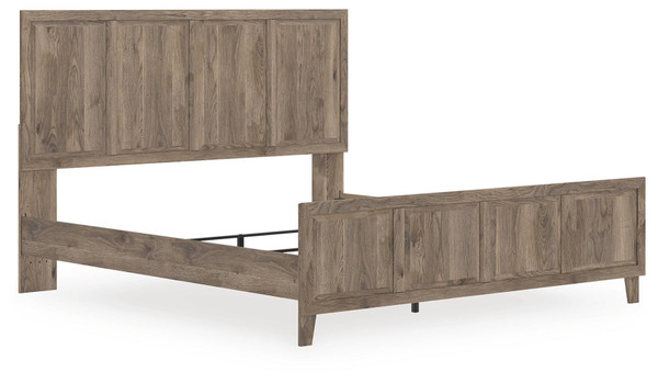 Ashley Keithland Brown King Panel Bed