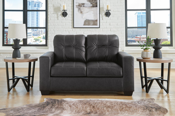 Benchcraft Barlin Mills Carbon Loveseat