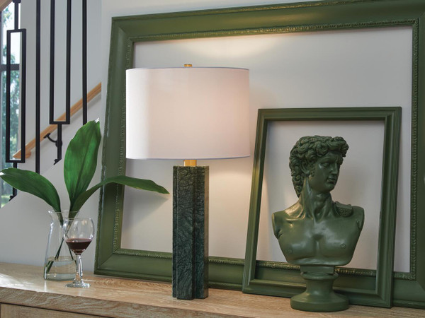 Ashley Keegan Green Table Lamp