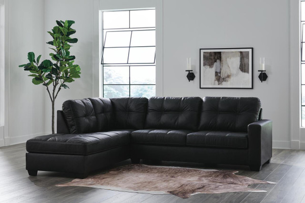 Benchcraft Barlin Mills Carbon 2-Piece Sectional with Chaise