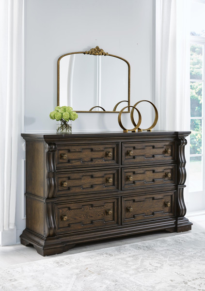 Ashley Maylee Dark Brown Dresser