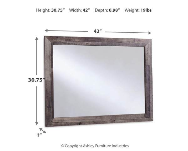 Benchcraft Derekson Multi Gray Bedroom Mirror