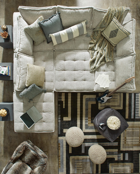 Ashley Bales Navy 7-Piece Modular Seating