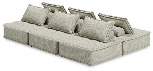 Ashley Bales Navy 6-Piece Modular Seating