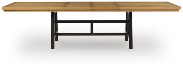 Ashley Galliden Black Brown Dining Extension Table