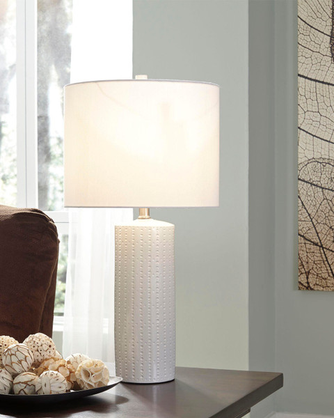 Ashley Steuben White Table Lamp (Set of 2)