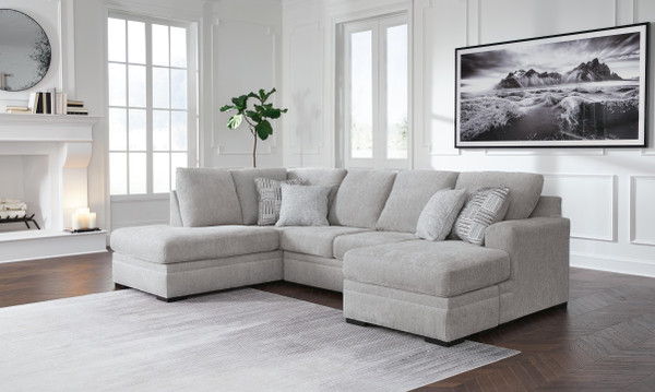 Benchcraft Gabyleigh Nickel 2-Piece Sectional with Chaise 20904/03/16