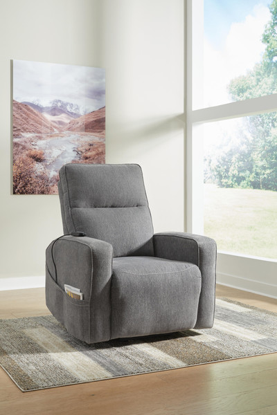 Ashley Starganza Gray Power Lift Recliner
