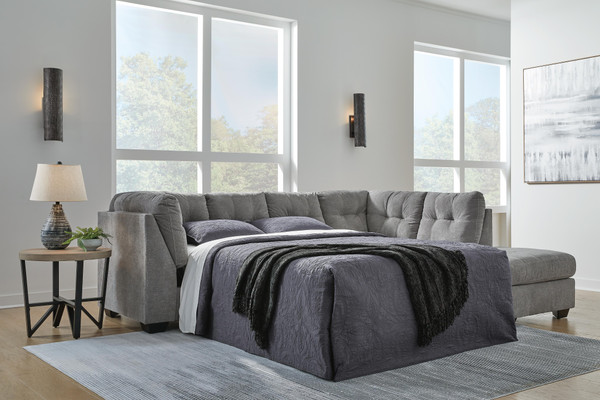 Ashley Marleton Gray 2-Piece Sleeper Sectional with Chaise 55305/17/10
