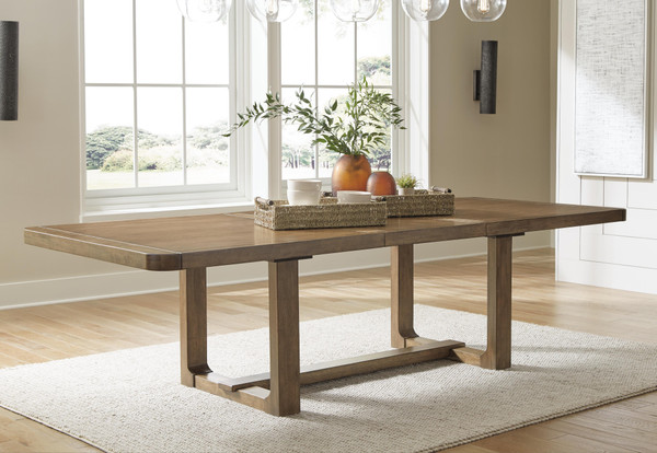 Ashley Cabalynn Light Brown Dining Extension Table