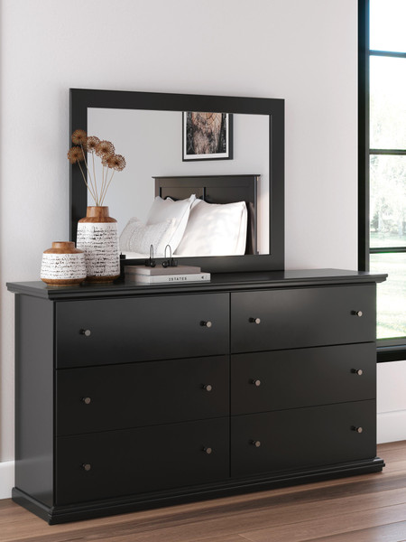 Ashley Maribel Black Dresser and Mirror