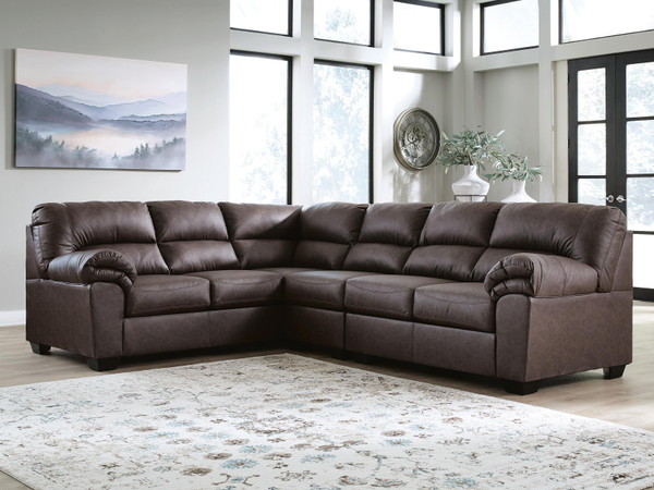 Ashley Whitlock Umber 3-Piece Sectional 27705/46/56/66