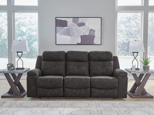 Benchcraft Brysonview Charcoal Reclining Sofa