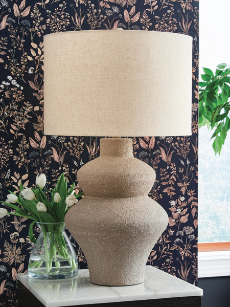Ashley Jossleigh Beige Table Lamp