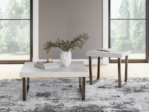 Ashley Westenfort Espresso Gray Table (Set of 2)