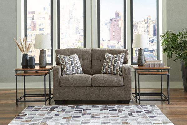 Ashley Mahoney Chocolate Loveseat
