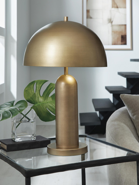 Ashley Wendfield Antique Gold Finish Table Lamp