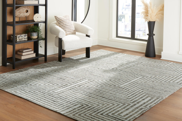Ashley Jossen Ivory Gray 8' x 10' Rug