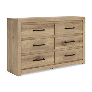 Benchcraft Brozmont Tan Dresser
