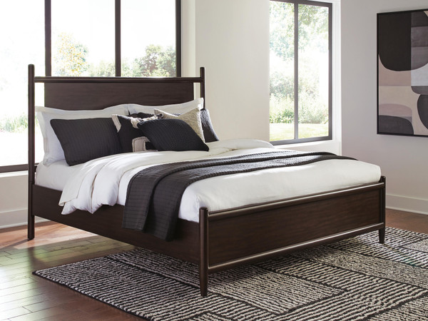 Benchcraft Dantenton Merlot California King Panel Bed