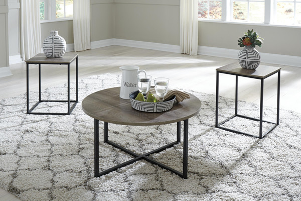 Ashley Wadeworth Two-tone Table (Set of 3)