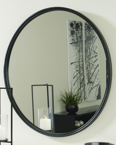 Ashley Brocky Black Accent Mirror