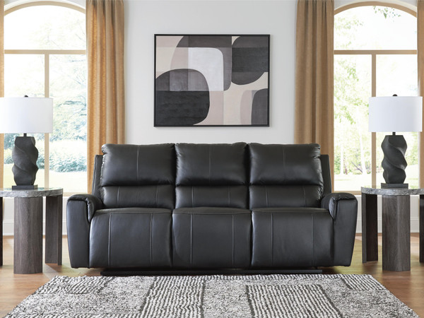 Ashley Danemere Black Reclining Sofa
