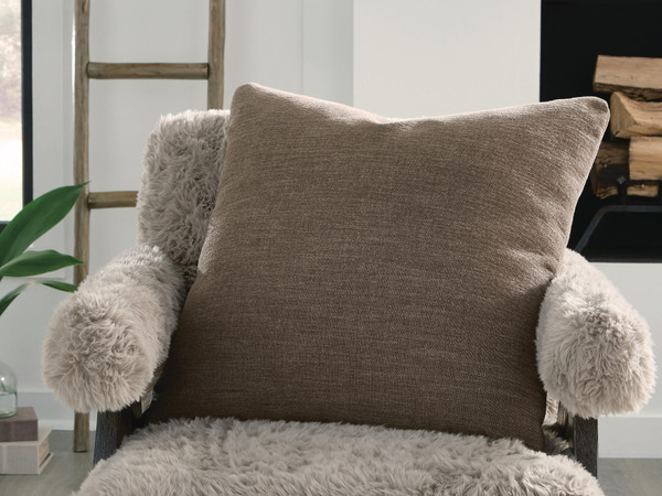 Ashley Brockbert Brown Pillow (Set of 4)