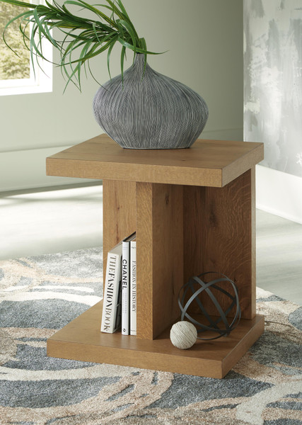 Ashley Brinstead Light Brown Chairside End Table