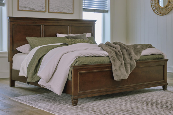 Ashley Danabrin Brown King Panel Bed