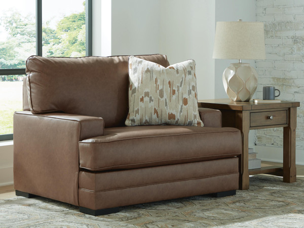 Benchcraft VillaCourt Caramel Oversized Chair