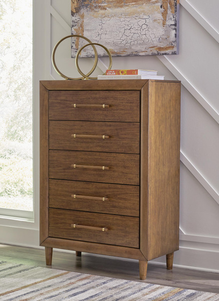 Ashley Lyncott Brown Chest of Drawers