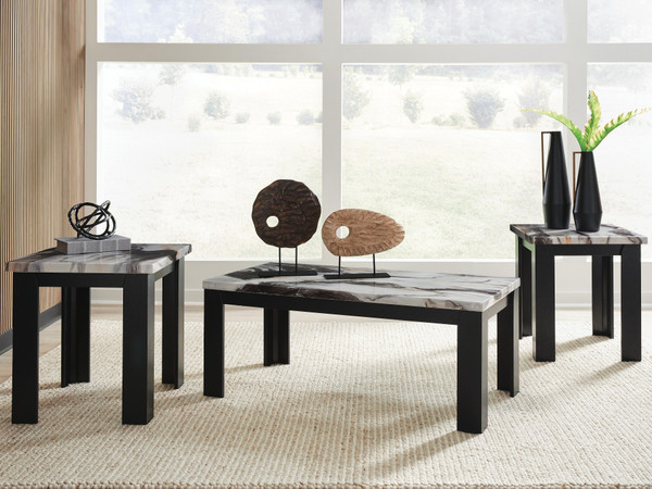 Ashley Jazmore Dark Brown Table (Set of 3)
