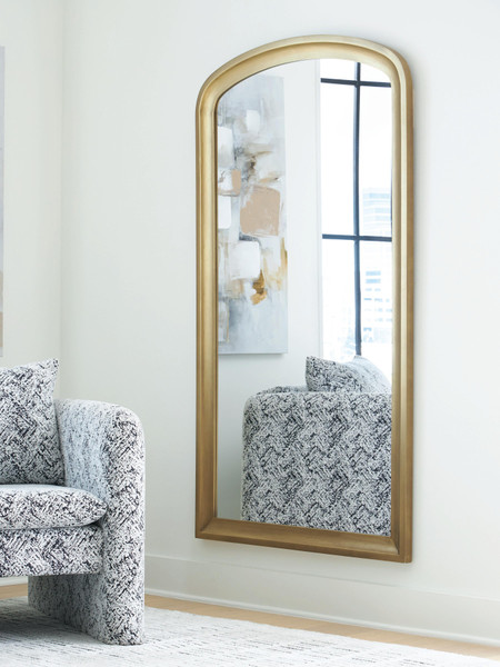 Ashley Fintan Gold Finish Floor Mirror