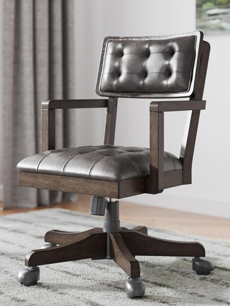 Ashley Breckington Dark Brown Home Office Desk Chair