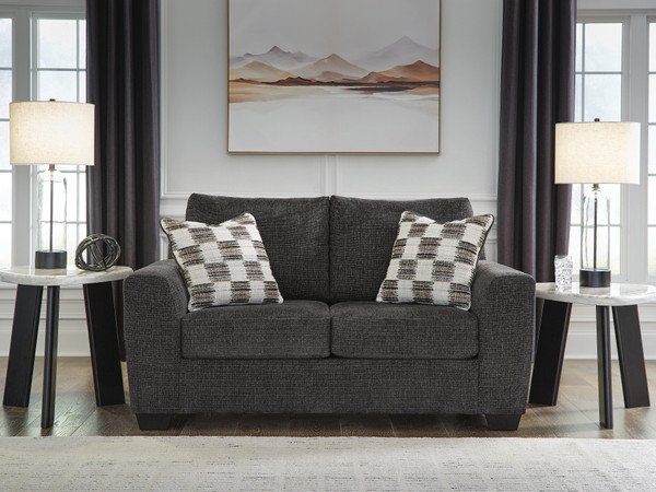 Benchcraft Loreo Ebony Loveseat