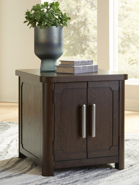 Ashley Breckington Dark Brown End Table T678-3