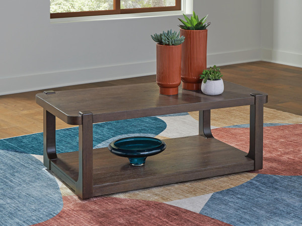 Ashley Breckington Dark Brown Coffee Table