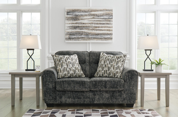 Ashley Lonoke Gunmetal Loveseat