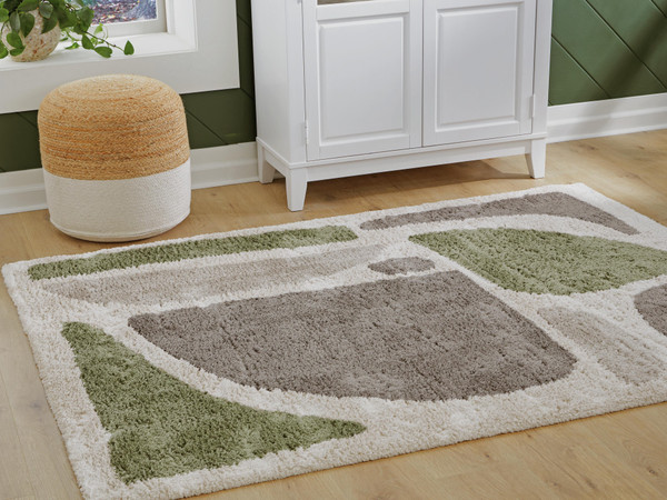 Ashley Anburgh Green Gray Ivory Large Rug