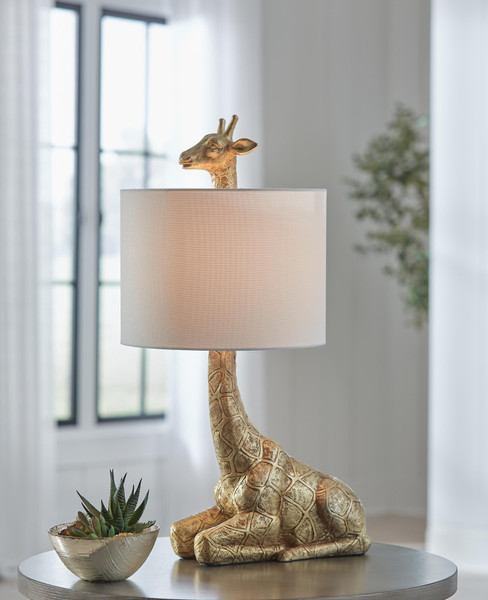 Ashley Ferrison Gold Finish Table Lamp