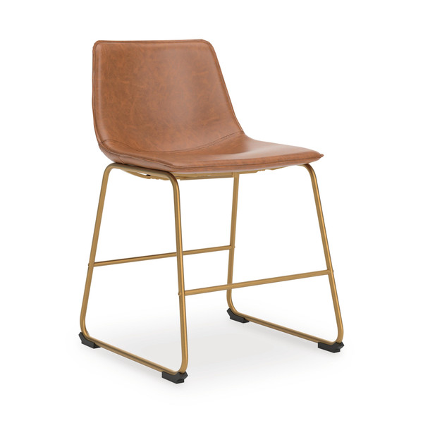 Ashley Crandox Brown Gold Dining Chair (Set of 2)