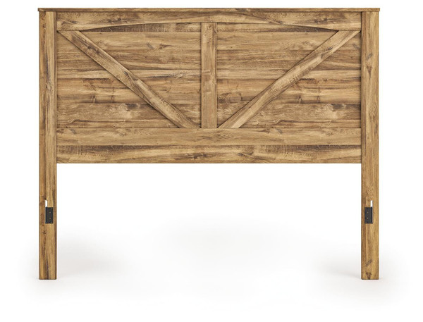 Ashley Branstony Brown King Crossbuck Panel Headboard