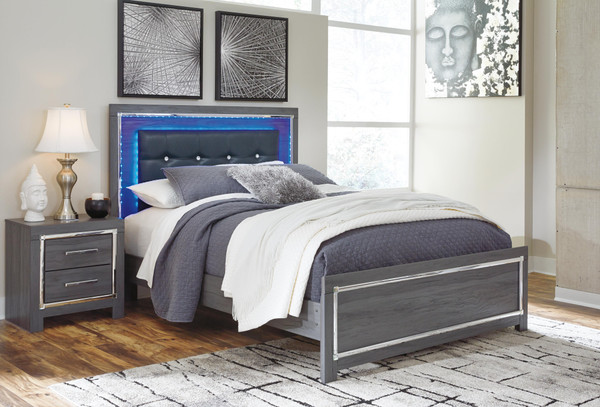 Ashley Lodanna Gray Queen Panel Bed B214/54/57/96