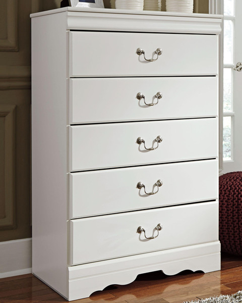 Ashley Anarasia White Chest of Drawers