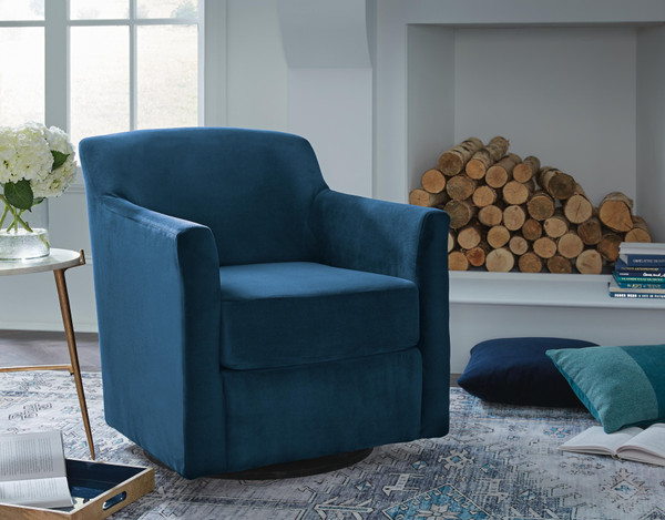 Ashley Bradney Ink Swivel Accent Chair